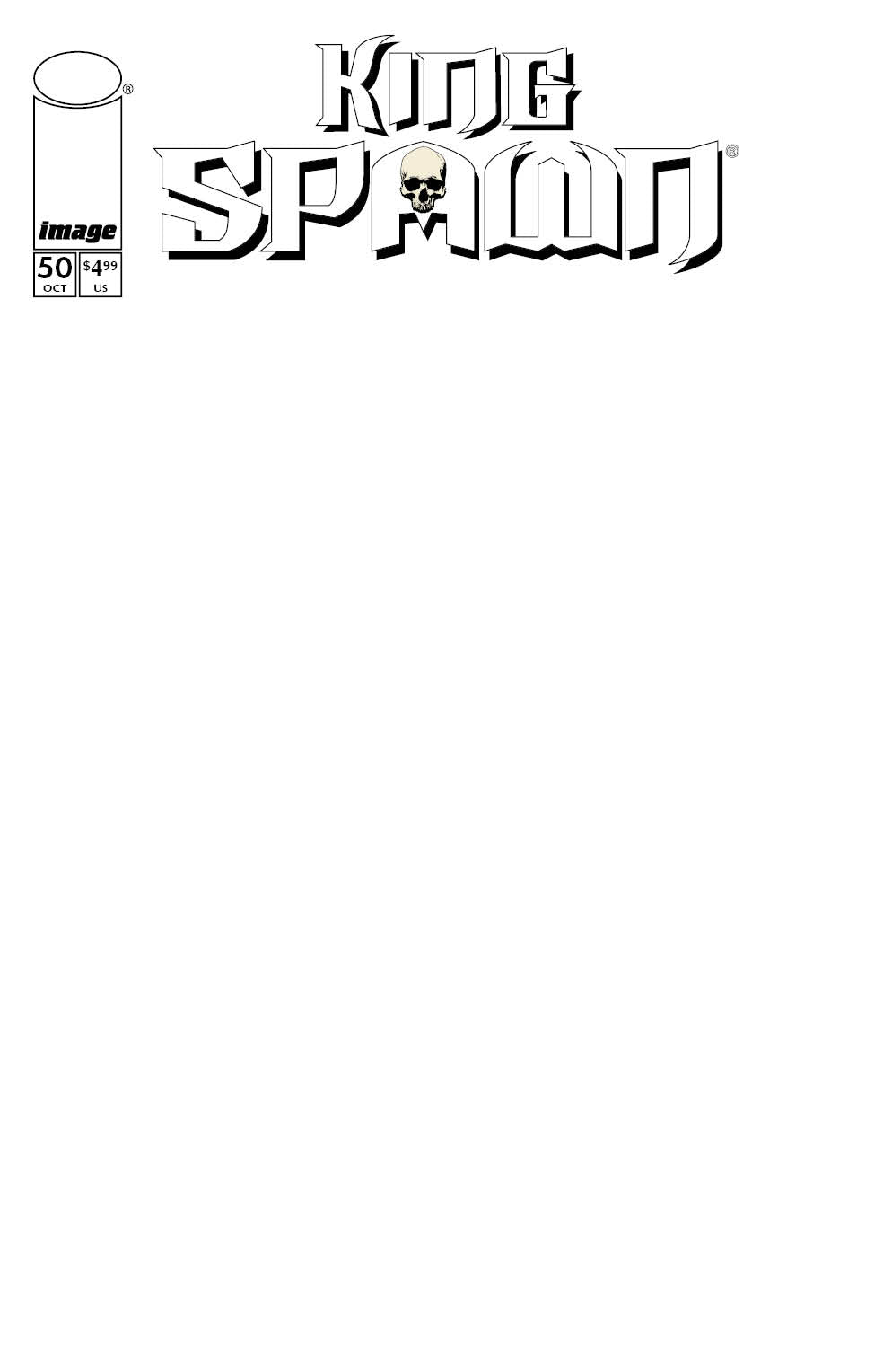 KING SPAWN #50 CVR D BLANK SKETCH VAR