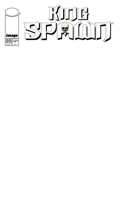 KING SPAWN #50 CVR D BLANK SKETCH VAR