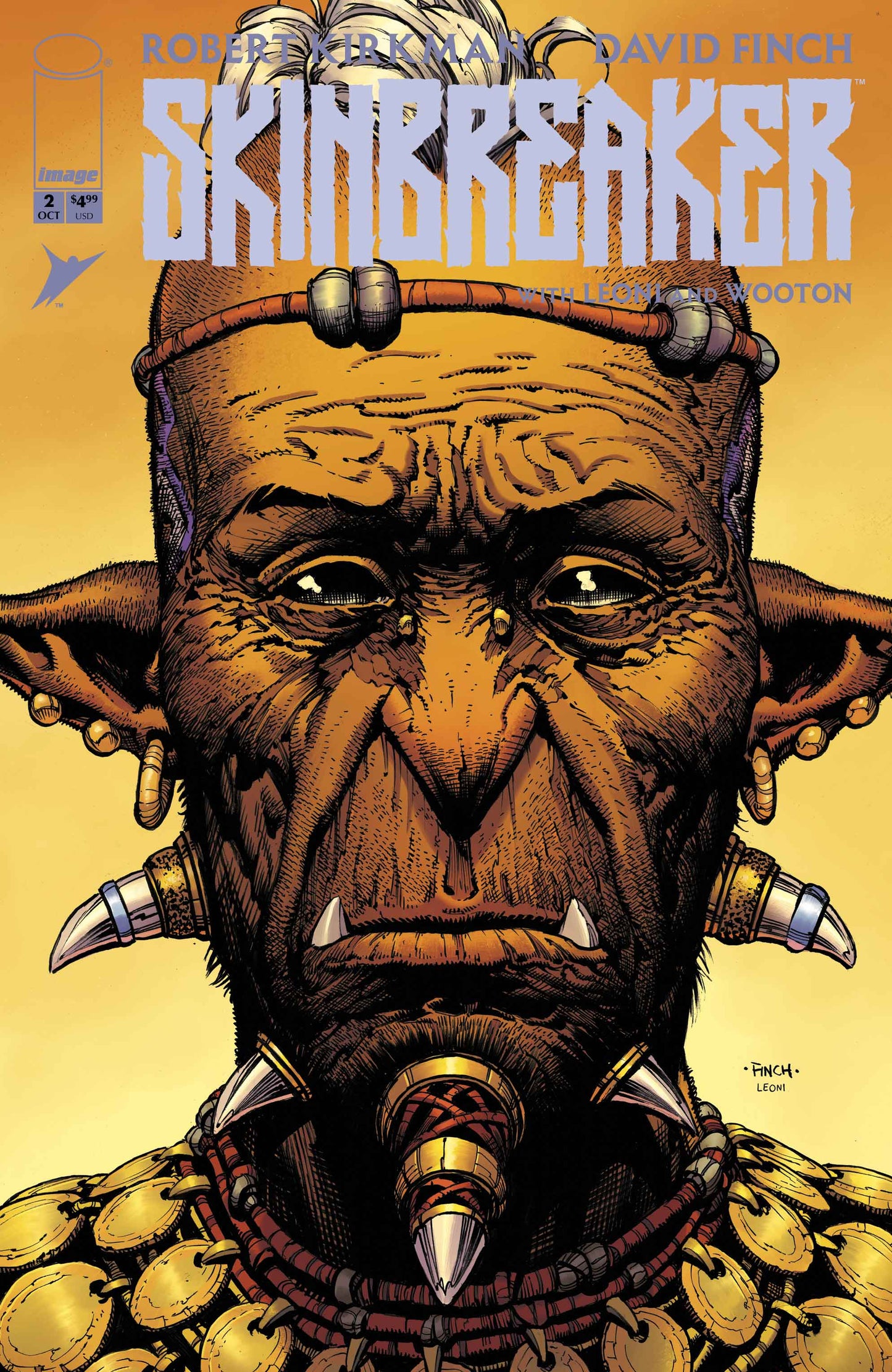 SKINBREAKER #2 CVR B DAVID FINCH PORTRAIT VAR