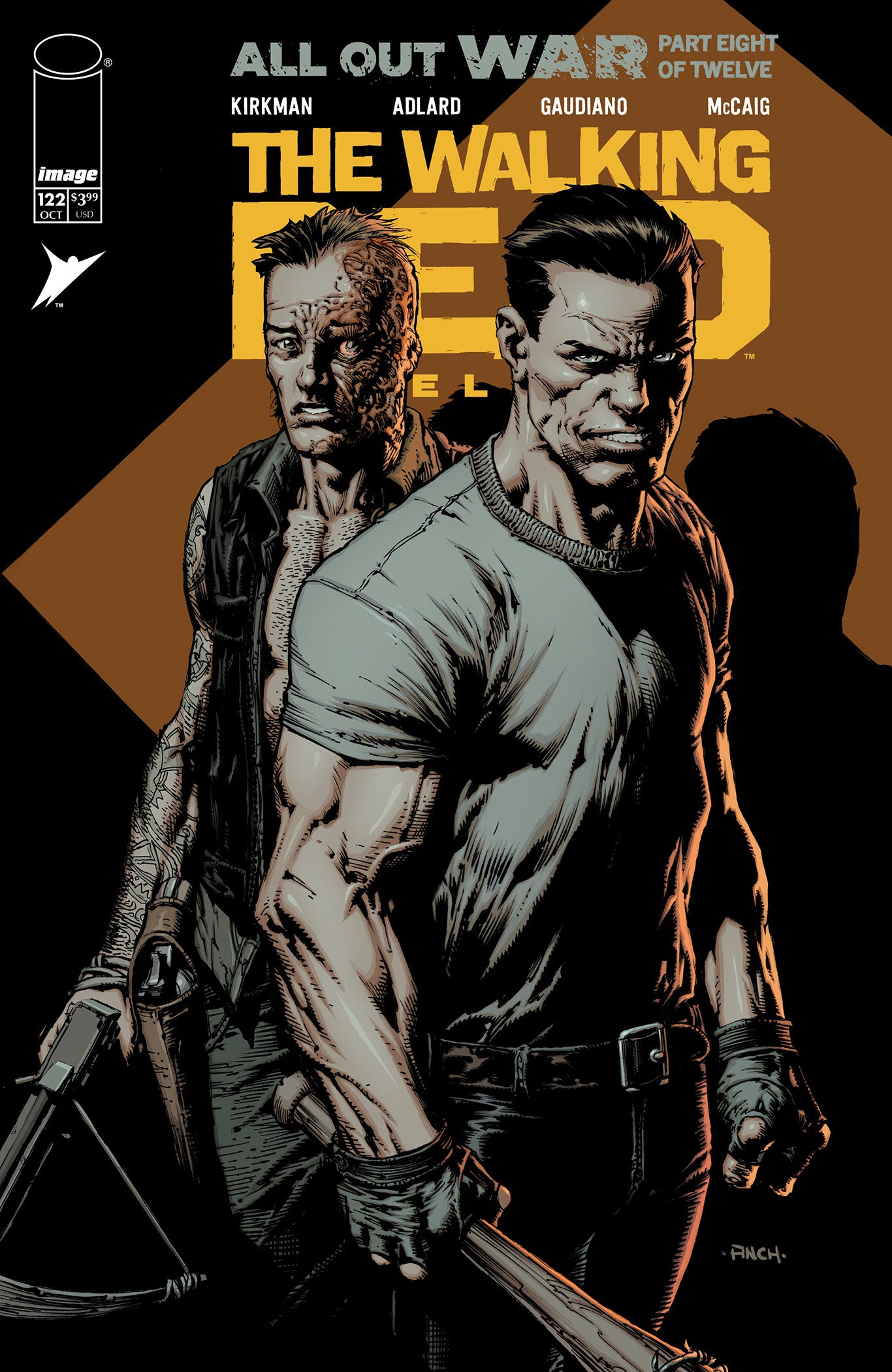 WALKING DEAD DELUXE #122 CVR A DAVID FINCH & DAVE MCCAIG (MR)