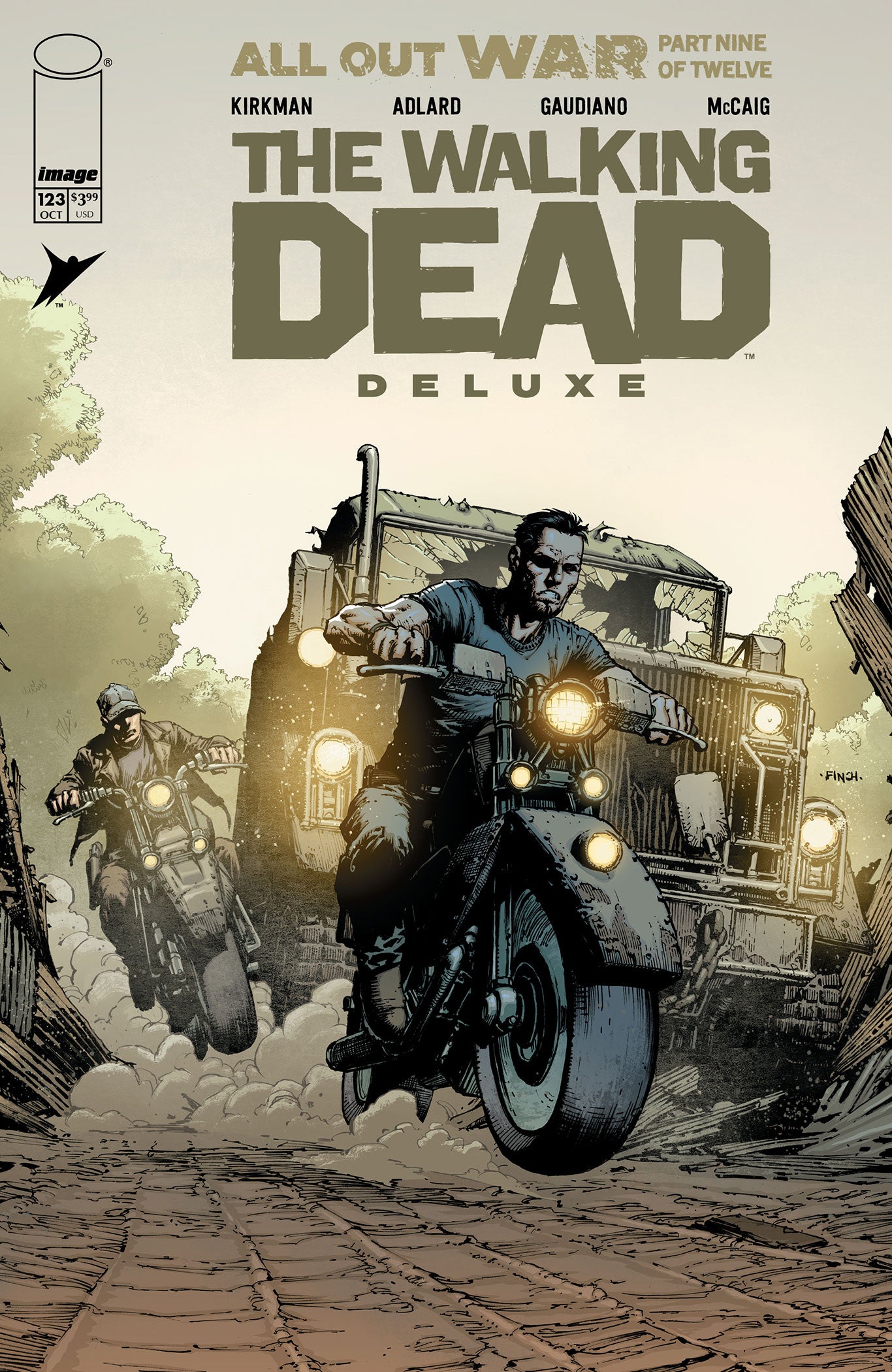 WALKING DEAD DELUXE #123 CVR A DAVID FINCH & DAVE MCCAIG (MR)