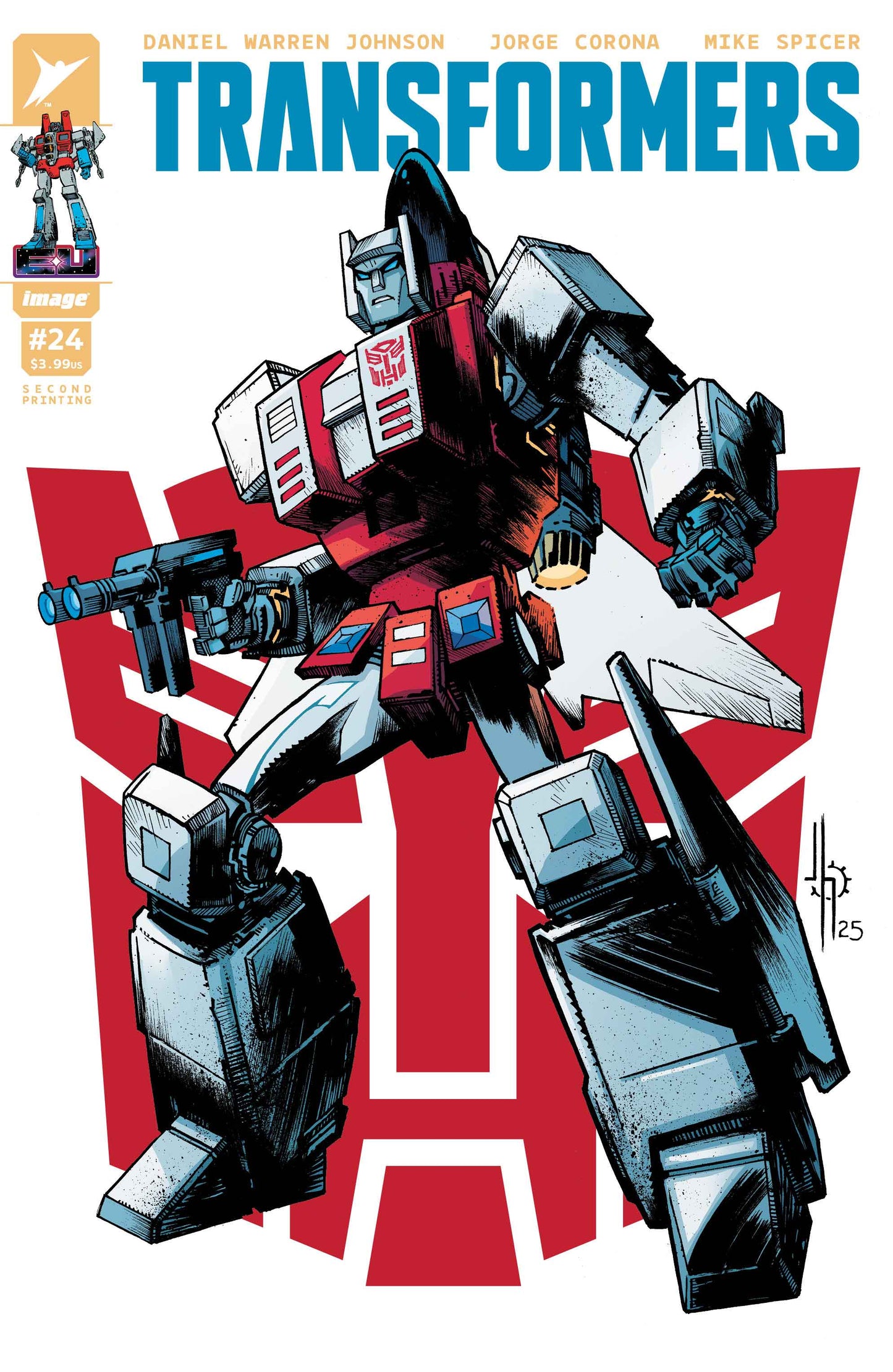 TRANSFORMERS #24 2ND PTG CVR B JASON HOWARD AUTOBOT VAR