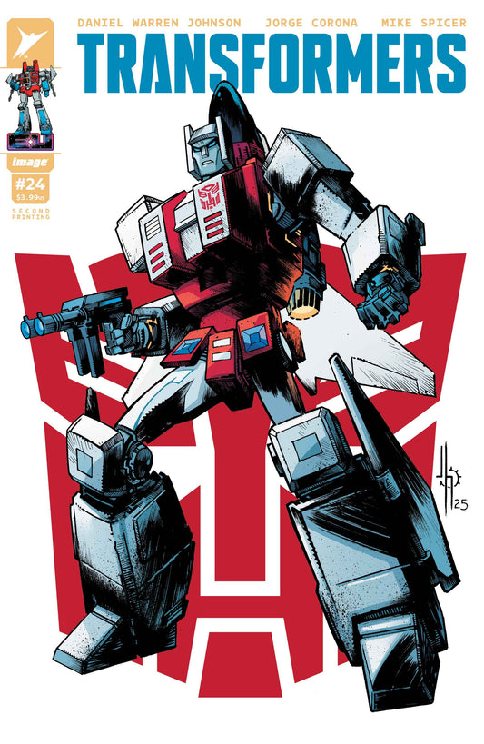 TRANSFORMERS #24 2ND PTG CVR B JASON HOWARD AUTOBOT VAR