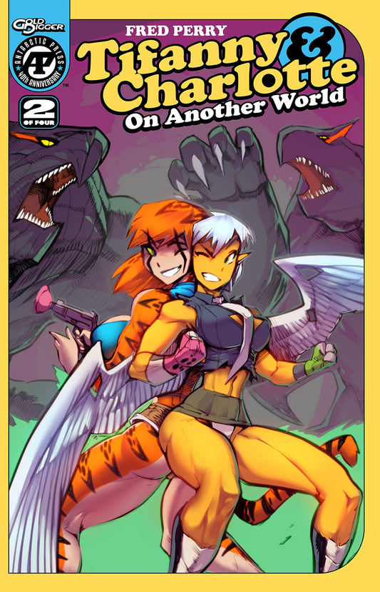 TIFANNY & CHARLOTTE ON ANOTHER WORLD #2 (OF 4) CVR A FRED PERRY Previously Released Through Diamond