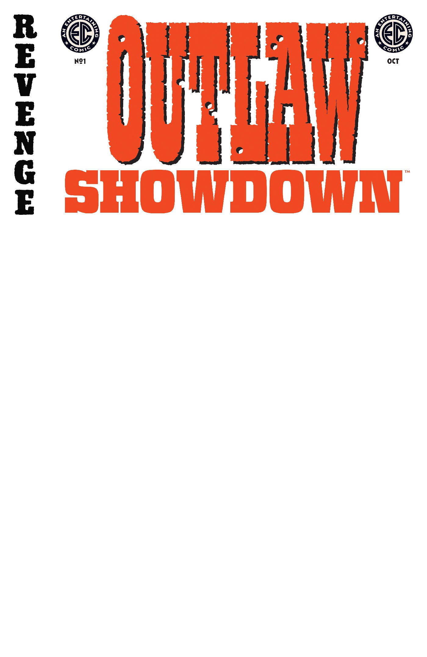 EC OUTLAW SHOWDOWN #1 CVR G BLANK SKETCH VAR