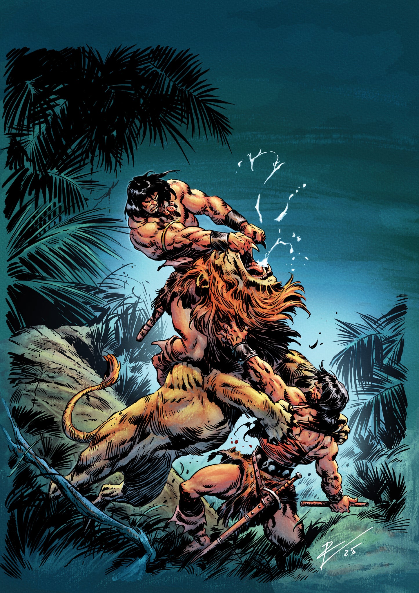 SAVAGE SWORD OF CONAN REFORGED #1 (OF 4) CVR C ROBERTO DE LA TORRE FOIL VIRGIN (MR)