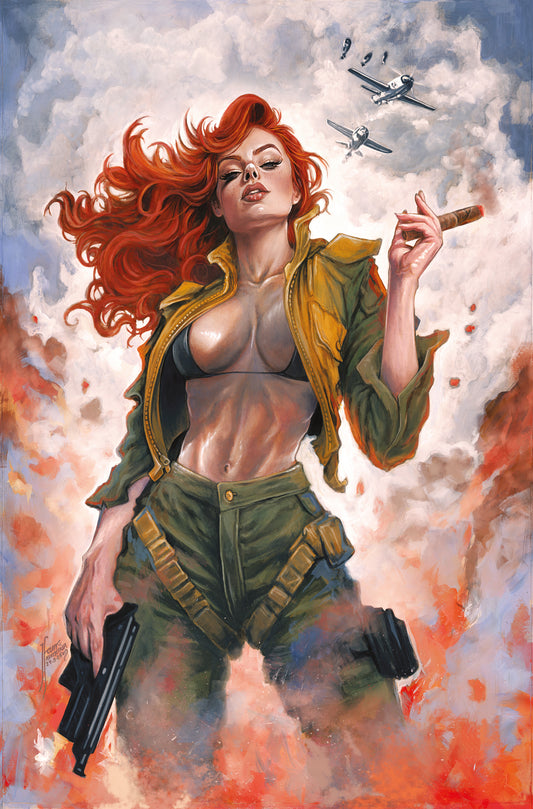 HEAT SEEKER EXPOSED A GUN HONEY SERIES #1 (OF 4) CVR N SDCC EXCLUSIVE TEHANI FARR VIRGIN VAR (MR) Limited to 600 copies