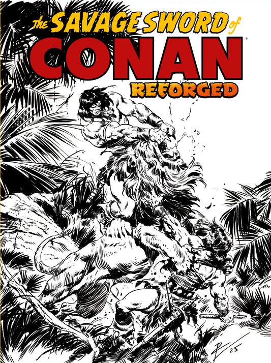 SAVAGE SWORD OF CONAN REFORGED #1 (OF 4) CVR D ROBERTO DE LA TORRE INKS VAR (MR)