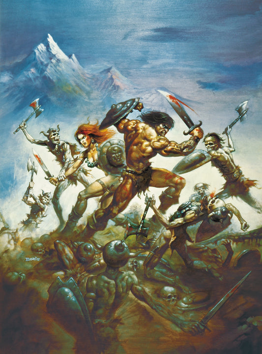 SAVAGE SWORD OF CONAN REFORGED #1 (OF 4) CVR E BORIS VALLEJO VIRGIN VAR (MR)