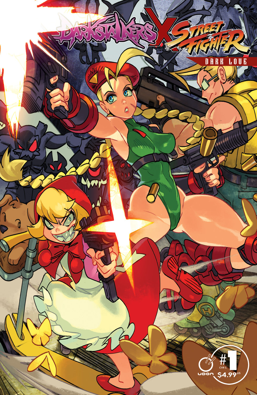 DARKSTALKERS X STREET FIGHTER DARK LOVE #1 (ONE SHOT) CVR C INC 1:5 ALEX AHAD VAR