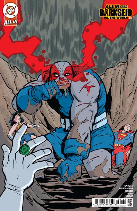DC ALL IN SAGA DARKSEID VS THE WORLD #1 (ONE SHOT) CVR E JUAN FERREYRA FOIL VAR