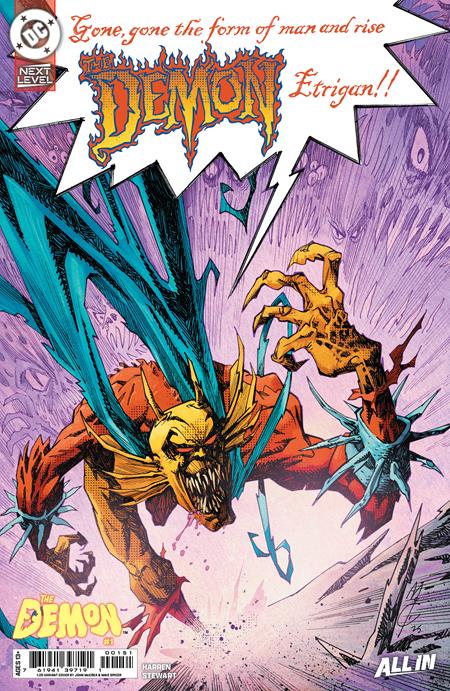 DEMON #1 CVR G INC 1:25 JOHN MCCREA CARD STOCK VAR