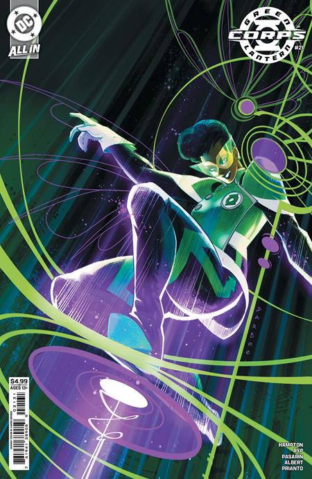 GREEN LANTERN CORPS #21 CVR C KAREN DARBOE CARD STOCK VAR