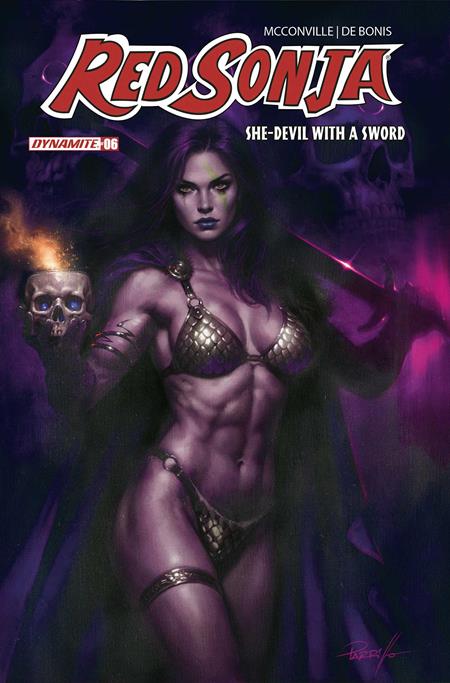 RED SONJA SHE DEVIL WITH A SWORD #6 CVR L LUCIO PARRILLO ULTRAVIOLET VAR