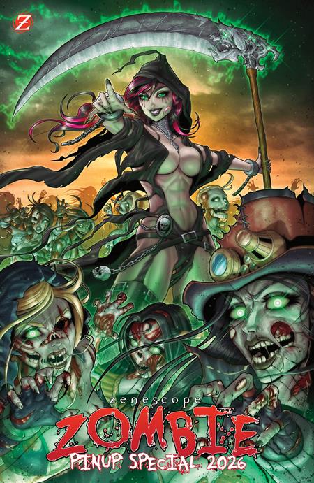 ZENESCOPE ZOMBIE PINUP SPECIAL 2026 (ONE-SHOT) CVR B CARDIGRADE VAR Allocations May Occur