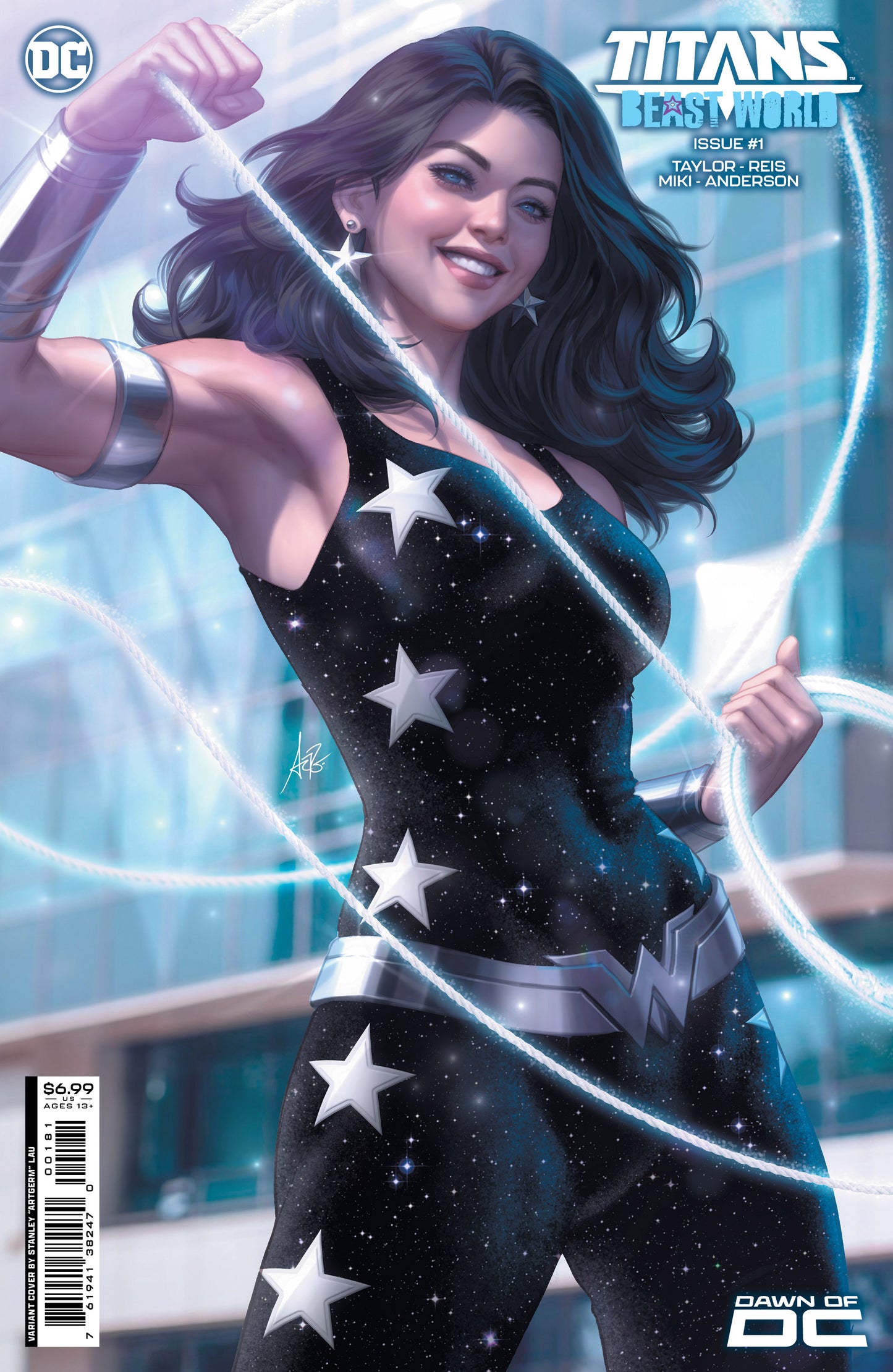 TITANS BEAST WORLD #1 (OF 6) CVR D STANLEY ARTGERM LAU CARD STOCK VAR