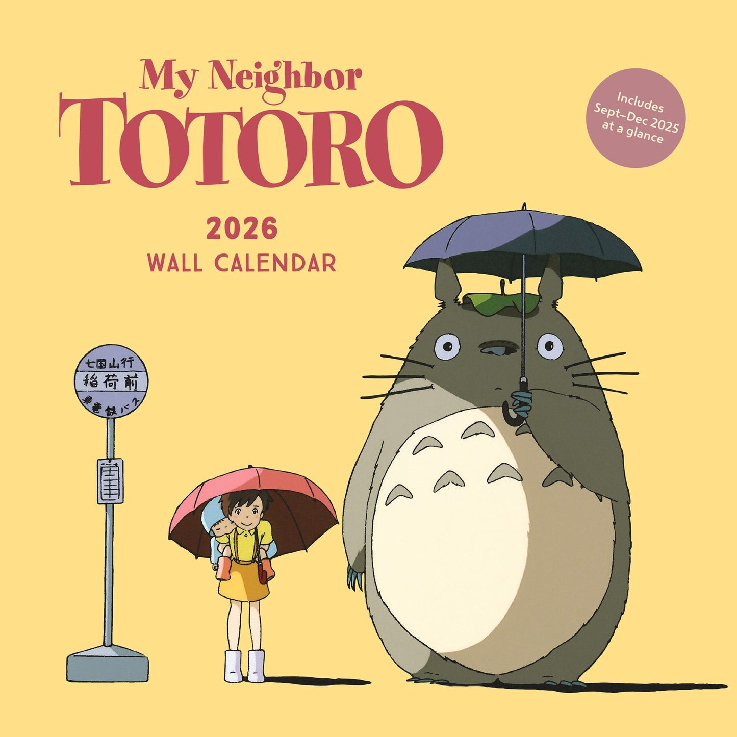 STUDIO GHIBLI MY NEIGHBOR TOTORO 2026 WALL CALENDAR