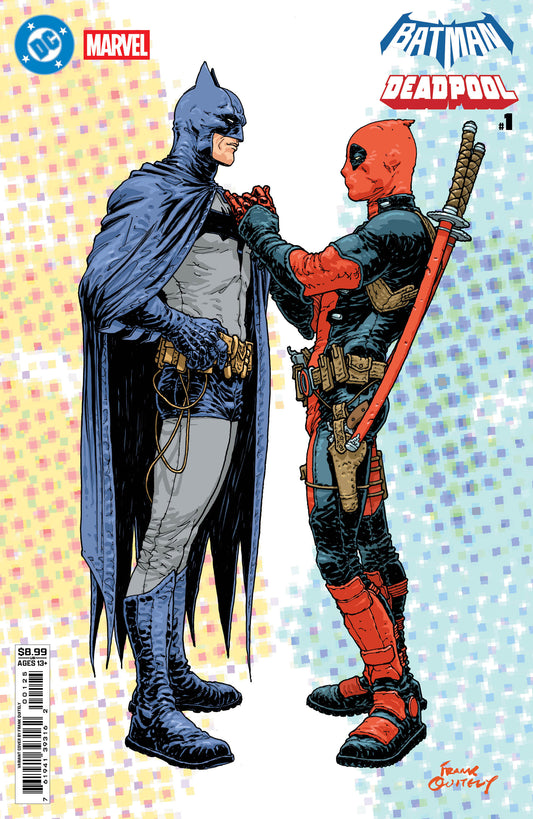 DC MARVEL BATMAN DEADPOOL #1 (ONE SHOT) CVR N FRANK QUITELY BATMAN DEADPOOL CARD STOCK VAR