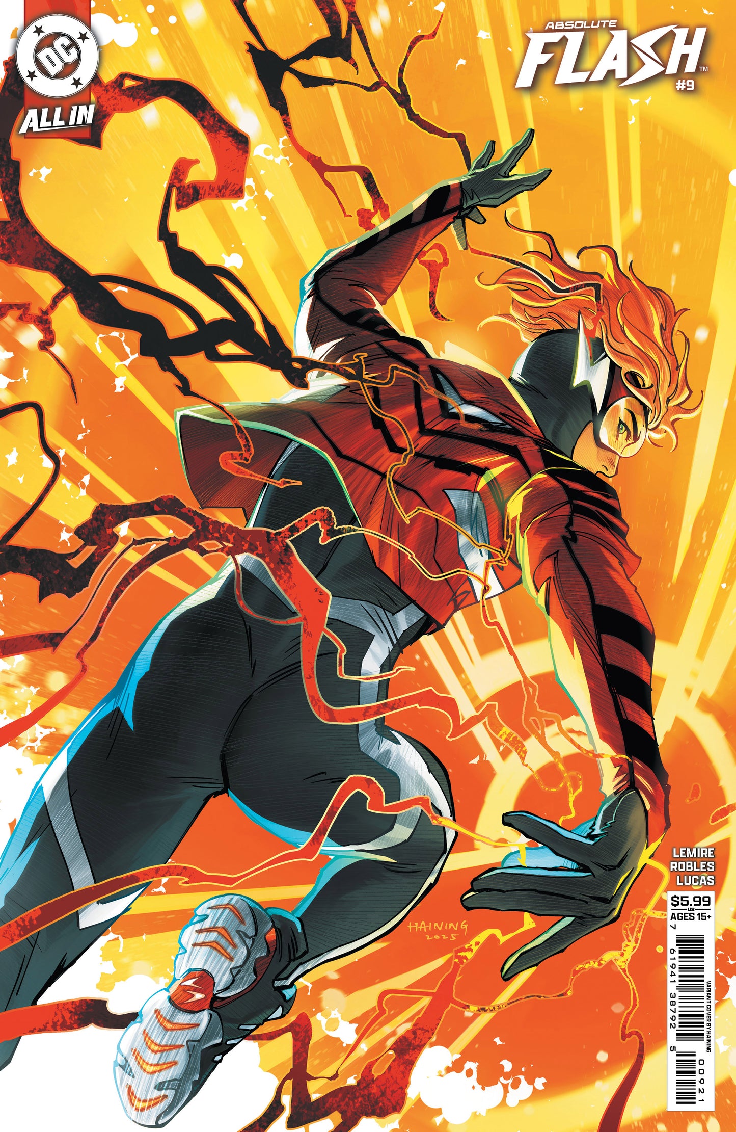 ABSOLUTE FLASH #9 CVR D HAINING CARD STOCK VAR