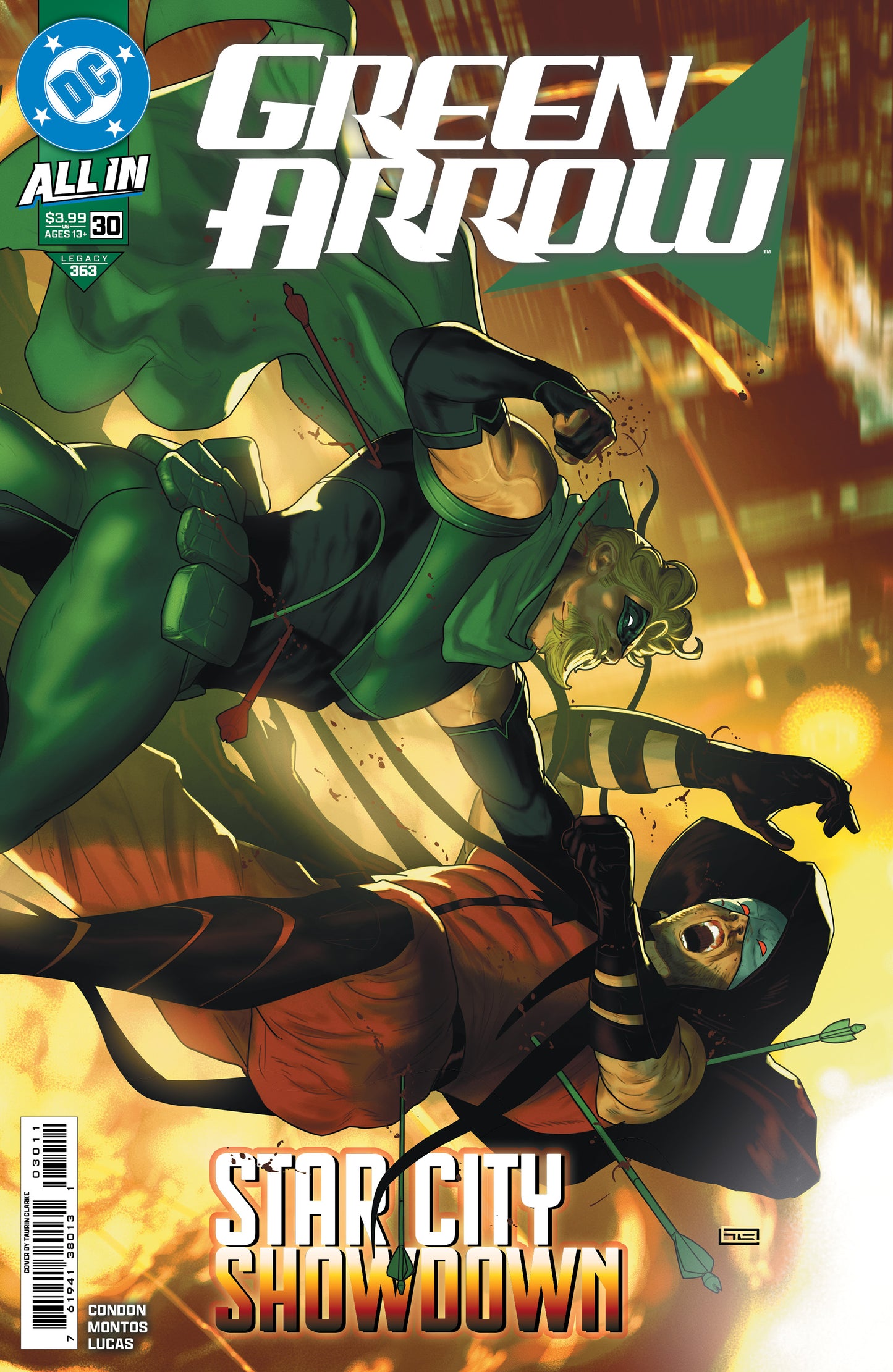GREEN ARROW #30 CVR A TAURIN CLARKE