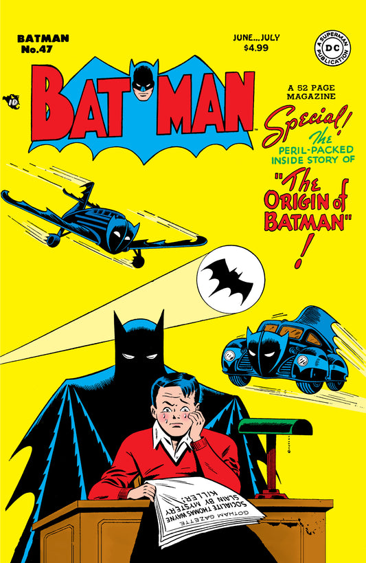 BATMAN #47 FACSIMILE EDITION CVR A BOB KANE