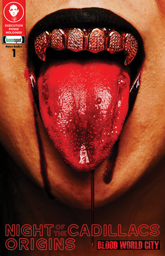 NIGHT OF THE CADILLACS ORIGINS BLOOD WORLD CITY #1 CVR A RAWD EMORTAL & LOLA CHAN GOLD FOIL EMBOSSED (MR)