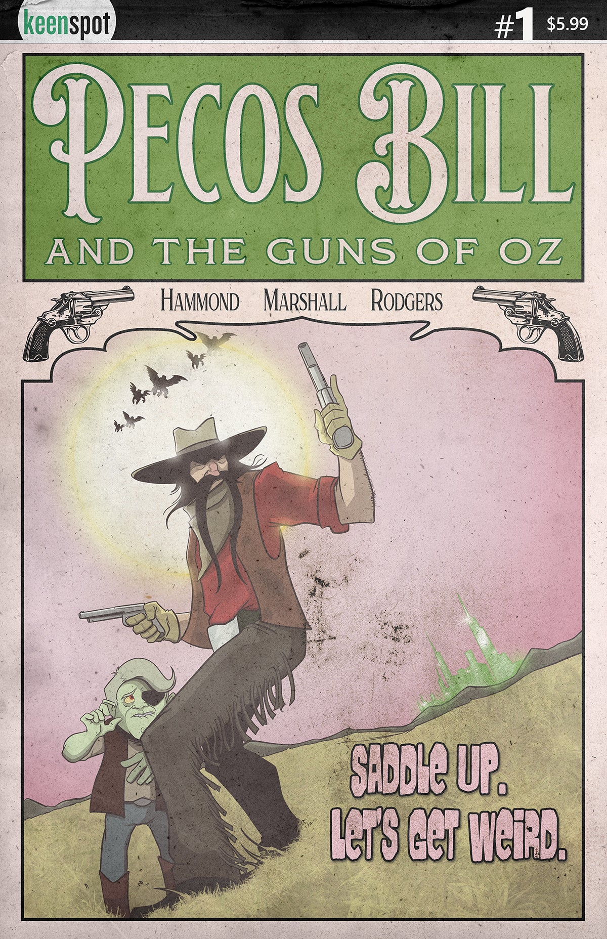 PECOS BILL & THE GUNS OF OZ #1 CVR A J HAMMOND (MR)