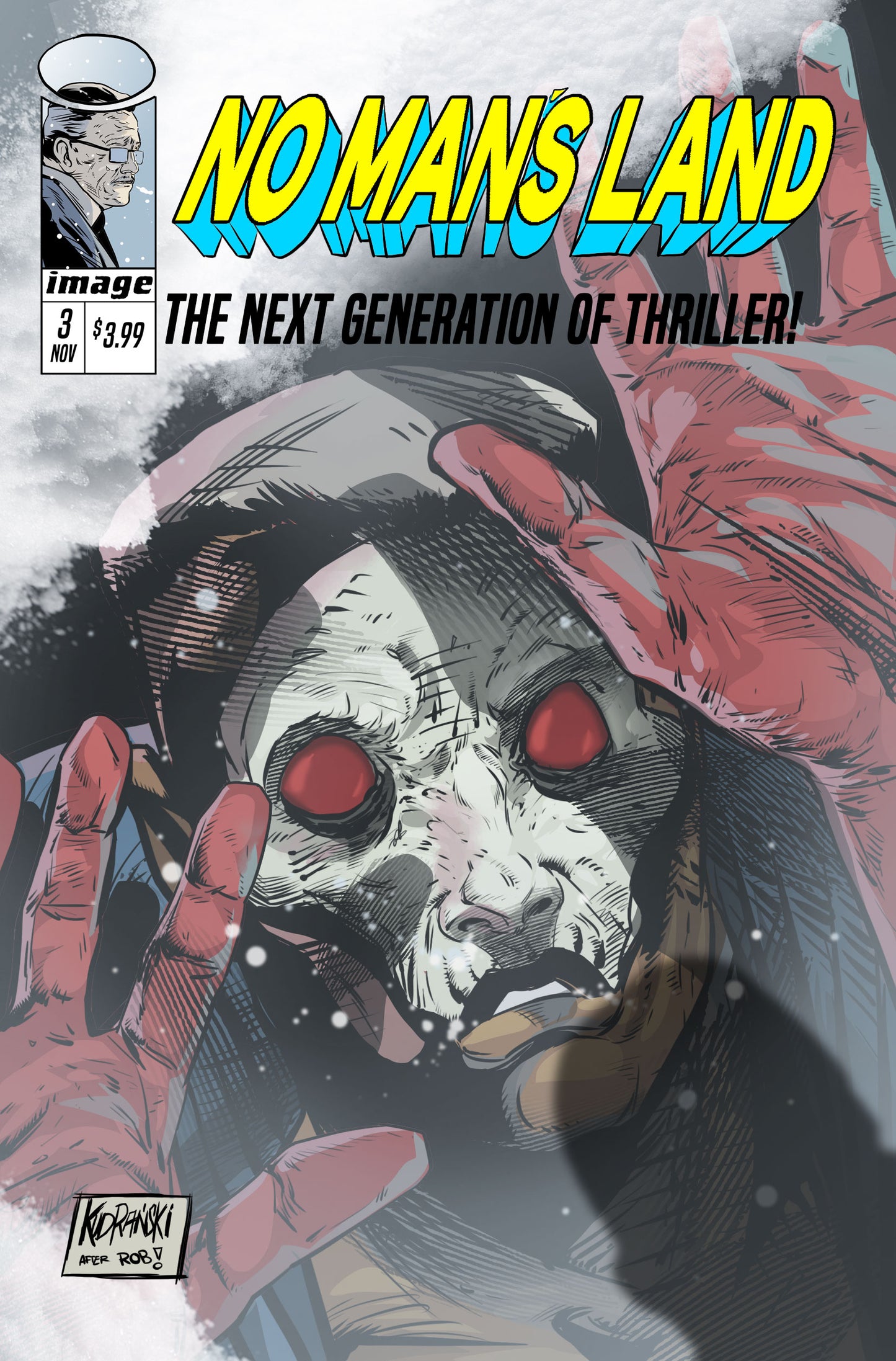 NO MANS LAND #3 (OF 4) CVR D SZYMON KUDRANSKI YOUNGBLOOD TEAM UP VAR