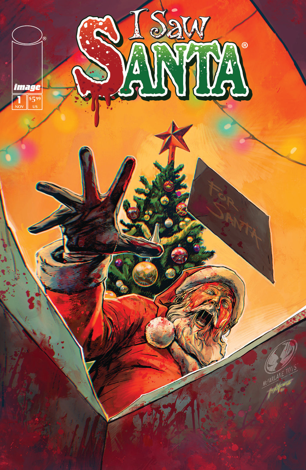 I SAW SANTA A SPAWN UNIVERSE CHRISTMAS STORY #1 (OF 2) CVR C TODOR HRISTOV VAR