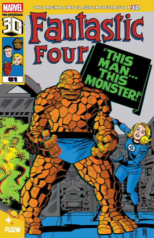 FANTASTIC FOUR #51 THIS MAN THIS MONSTER PAN DIMENSIONAL 3D EDITION