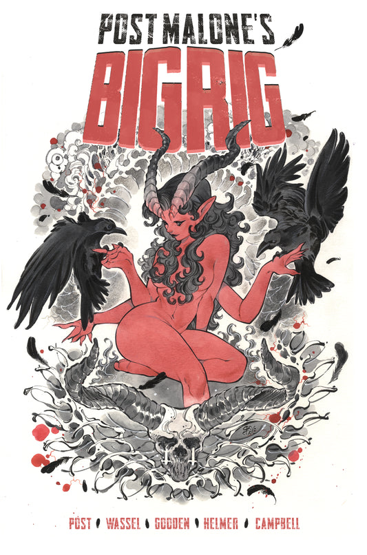 BIG RIG HC VOL 01 LIMITED EDITION SILVER FOIL PEACH MOMOKO VAR Allocations May Occur Limited to 500