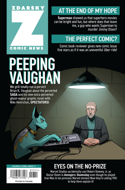 ZDARSKY COMIC NEWS #17
