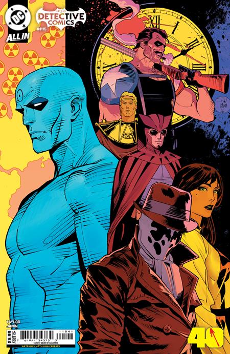 DETECTIVE COMICS #1115 CVR D DAN MORA WATCHMEN 40TH ANNIVERSARY CARD STOCK VAR