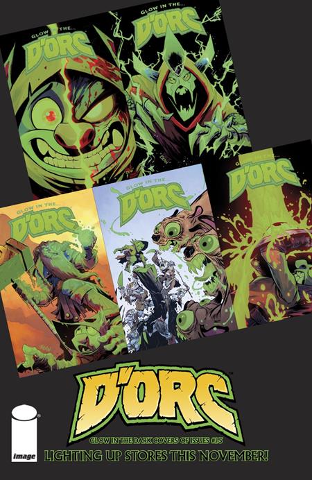 D'ORC #1-5 GLOW IN THE DORC VARIANT BUNDLE