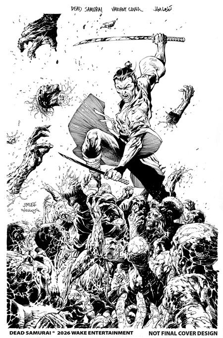 DEAD SAMURAI #8 2ND PTG CVR B JIM LEE SCOTT WILLIAMS B&W (MR) Allocations May Occur
