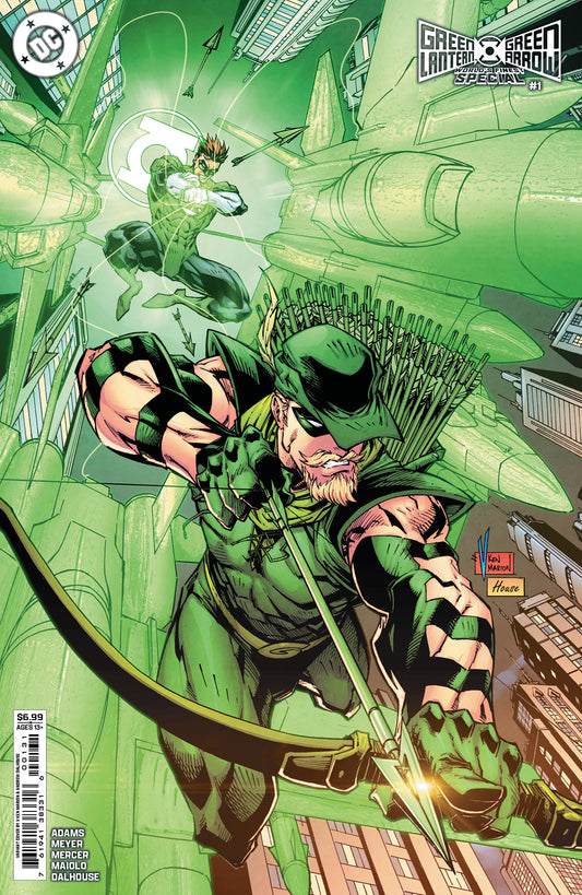 GREEN LANTERN GREEN ARROW WORLDS FINEST SPECIAL #1 (ONE SHOT) CVR C V KEN MARION CARD STOCK VAR