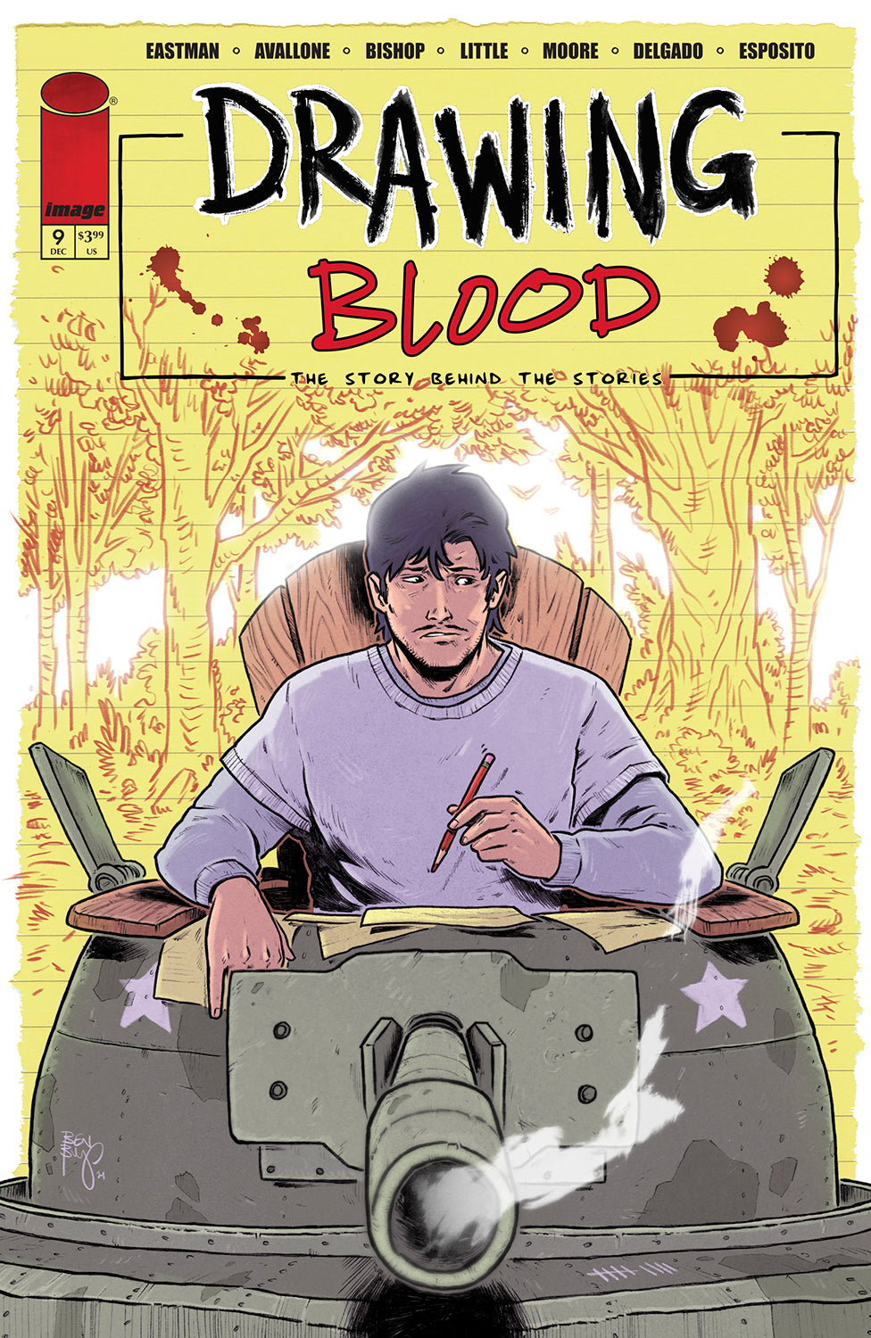 DRAWING BLOOD #9 (OF 12) CVR B BEN BISHOP VAR