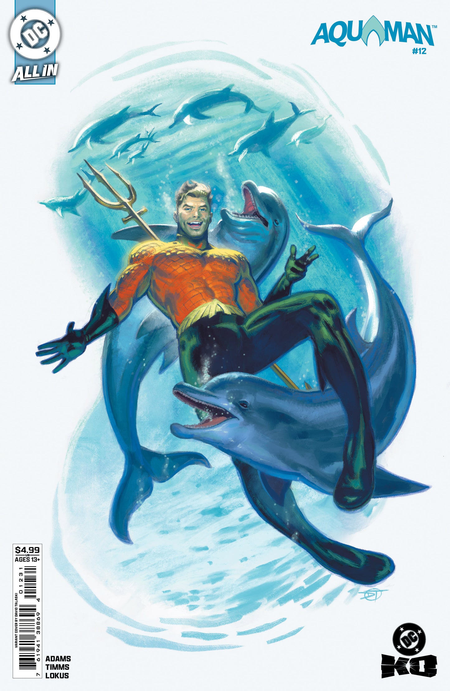 AQUAMAN #12 CVR C DAVID TALASKI CARD STOCK VAR (DC K.O.)