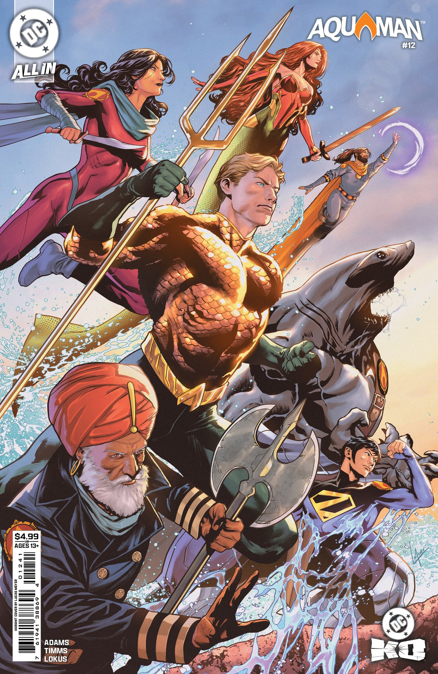 AQUAMAN #12 CVR D LUCAS MEYER CARD STOCK VAR (DC K.O.)