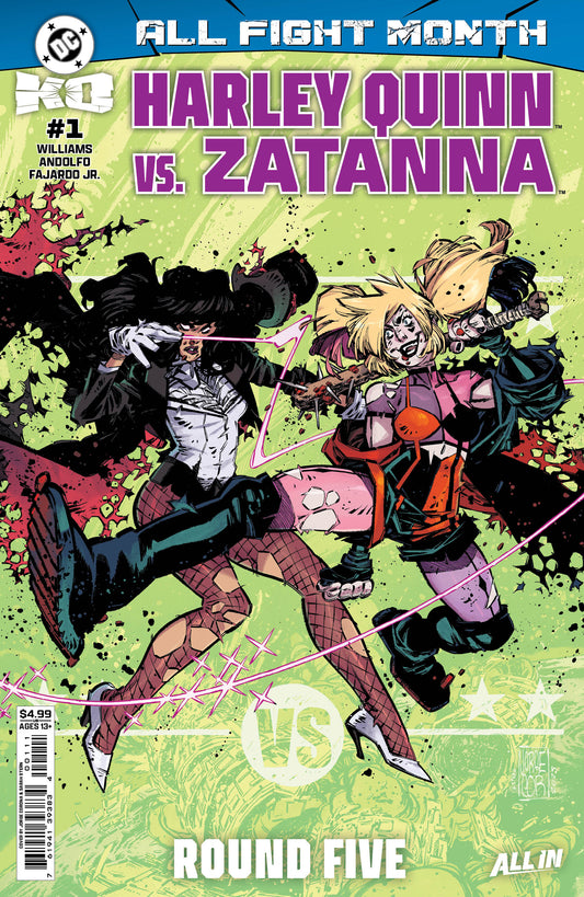 DC K.O. HARLEY QUINN VS ZATANNA #1 (ONE SHOT) CVR A JORGE CORONA