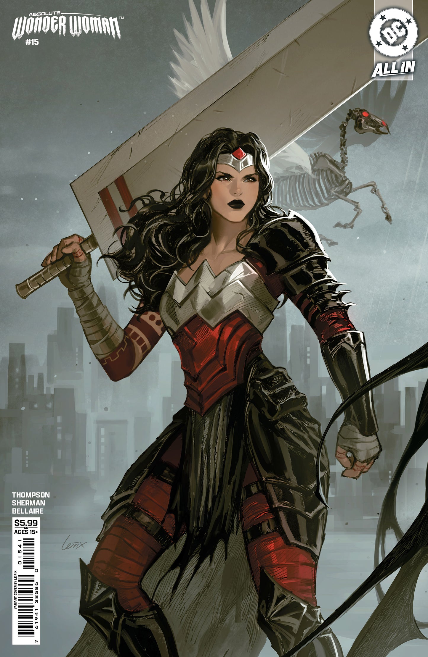 ABSOLUTE WONDER WOMAN #15 CVR C LESLEY LEIRIX LI CONNECTING CARD STOCK VAR