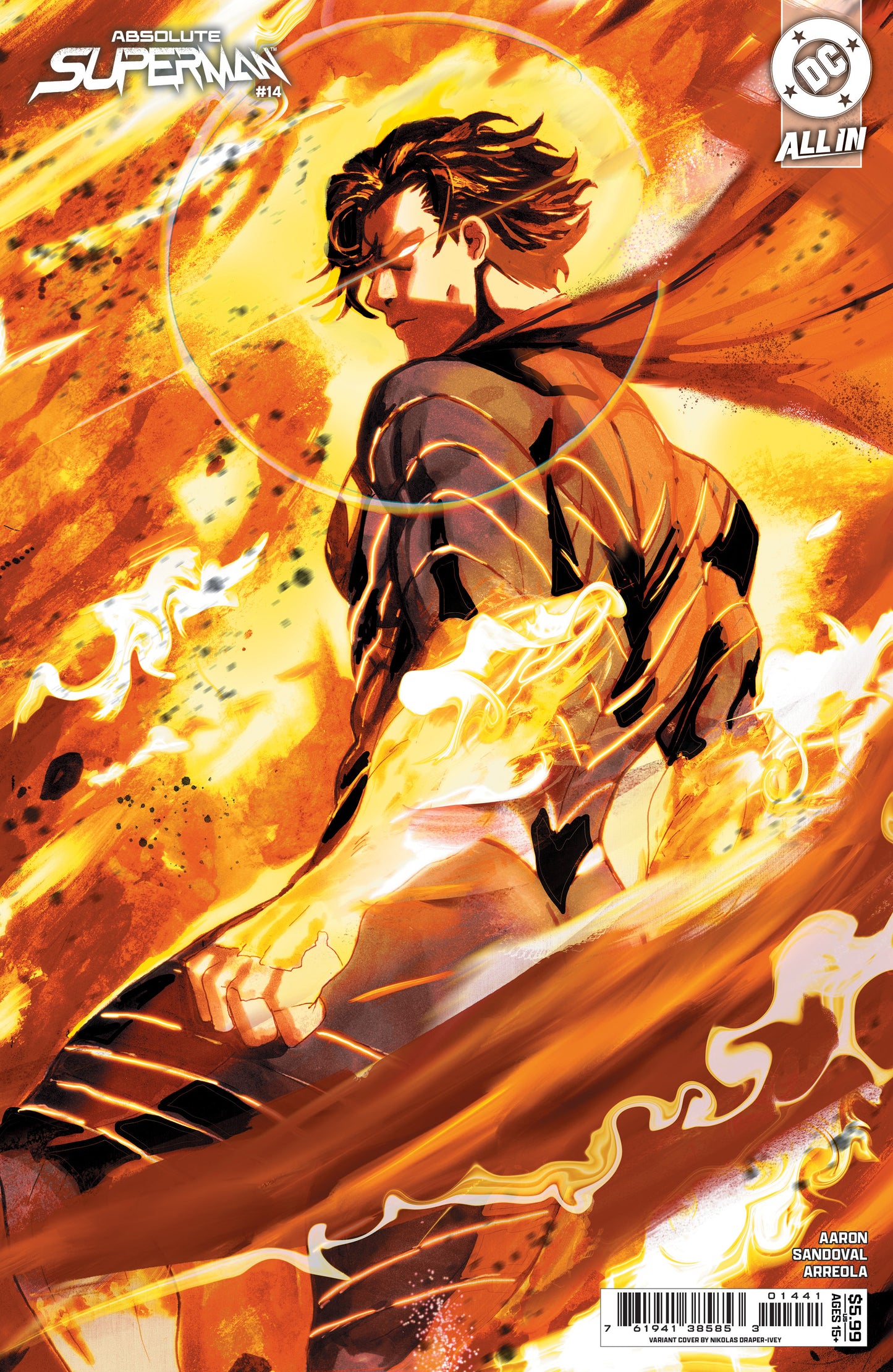 ABSOLUTE SUPERMAN #14 CVR D NIKOLAS DRAPER-IVEY CARD STOCK VAR