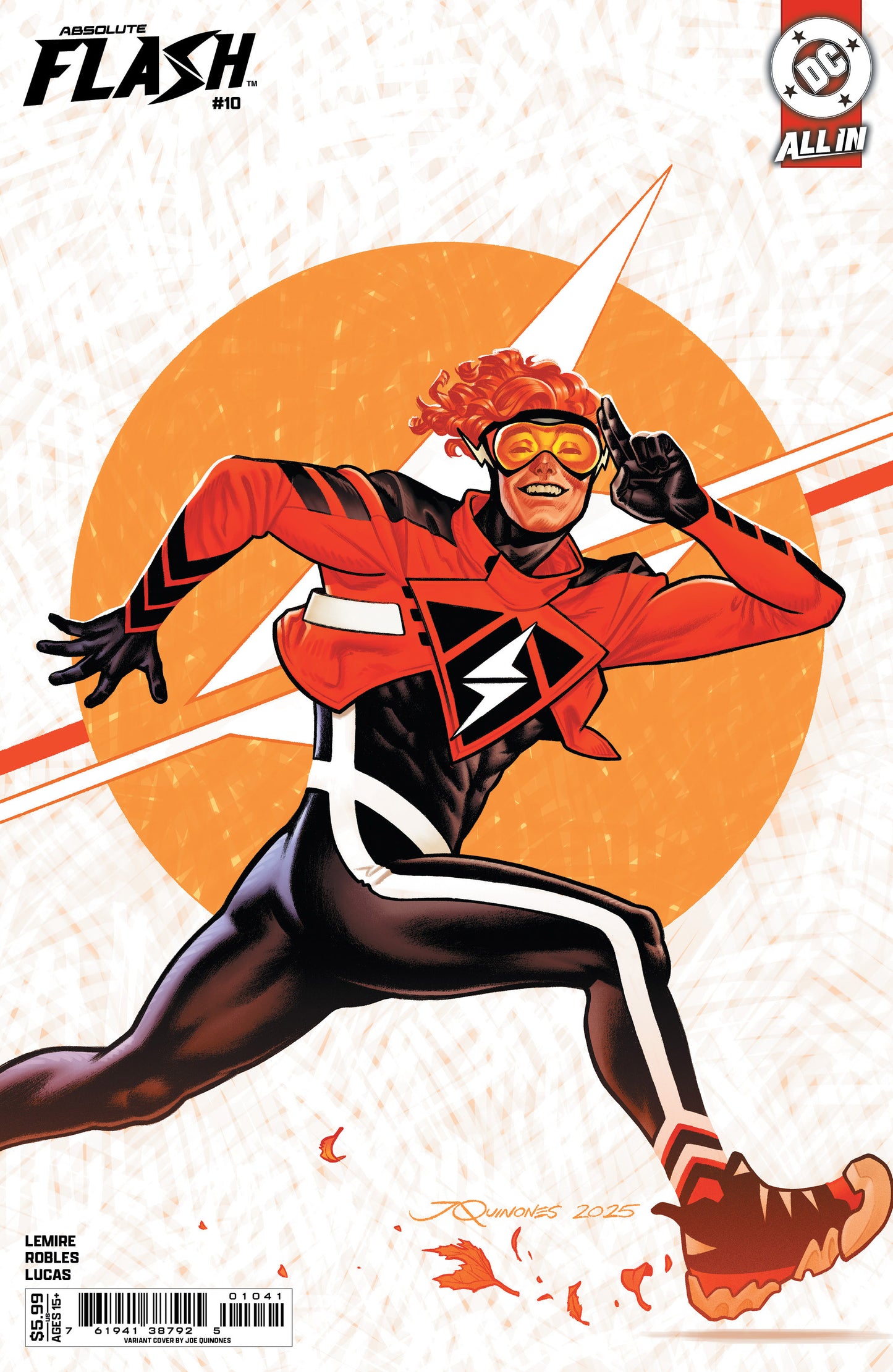 ABSOLUTE FLASH #10 CVR D JOE QUINONES CARD STOCK VAR