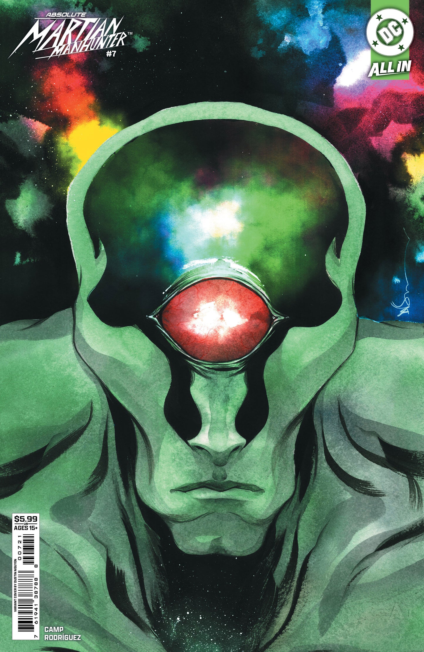 ABSOLUTE MARTIAN MANHUNTER #7 CVR B DUSTIN NGUYEN CARD STOCK VAR