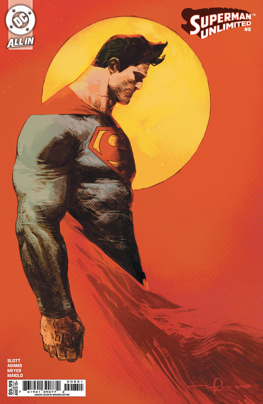 SUPERMAN UNLIMITED #8 CVR E GERARDO ZAFFINO CARD STOCK VAR
