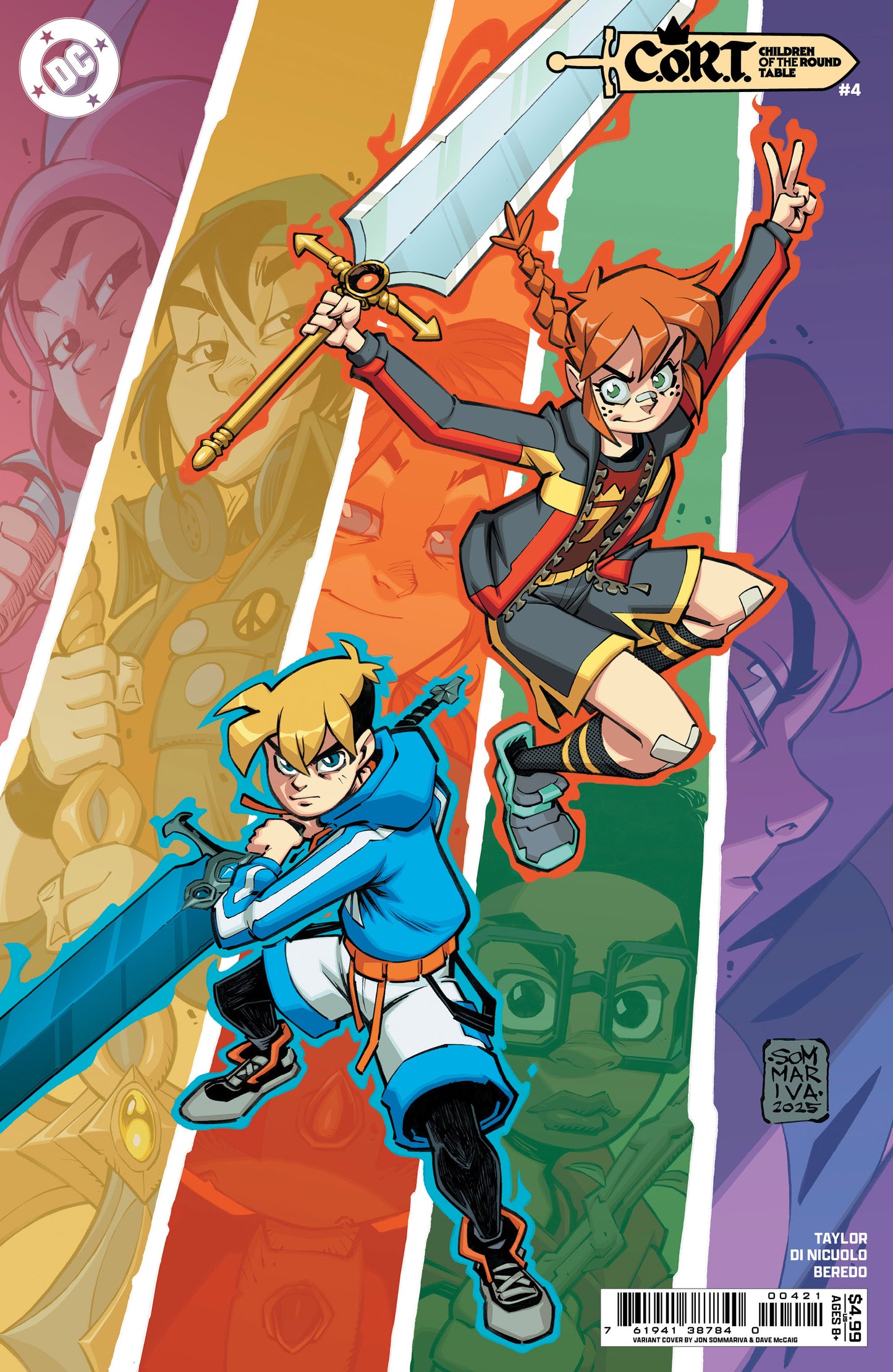 C.O.R.T. CHILDREN OF THE ROUND TABLE #4 (OF 6) CVR B JON SOMMARIVA CARD STOCK VAR