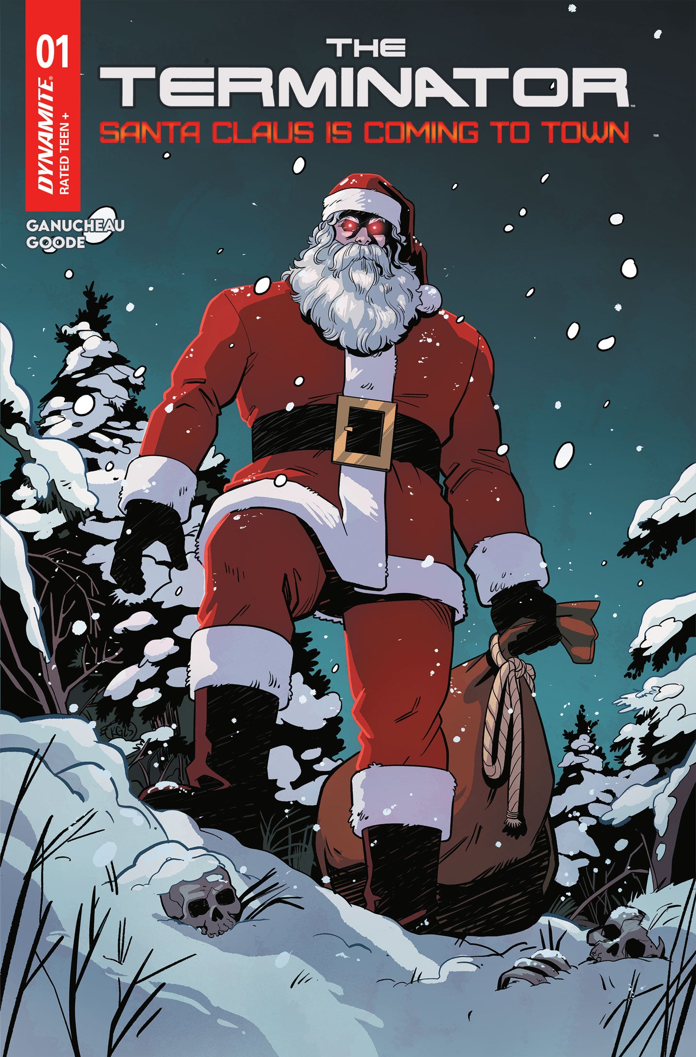 TERMINATOR SANTA CLAUS IS COMING TO TOWN #1 (ONE SHOT) CVR D KENDALL GOODE VAR