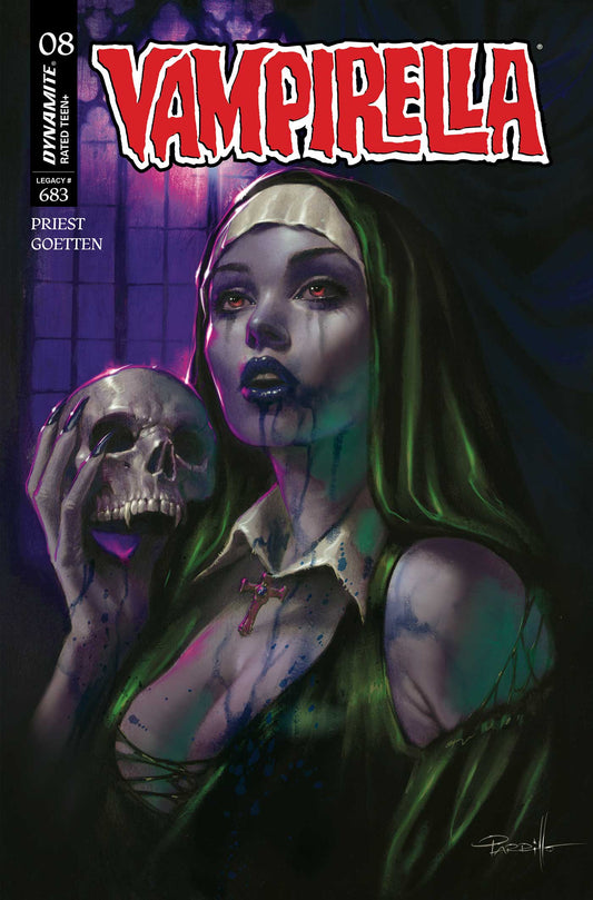 VAMPIRELLA #8 CVR N LUCIO PARRILLO ULTRAVIOLET FOC BONUS VAR
