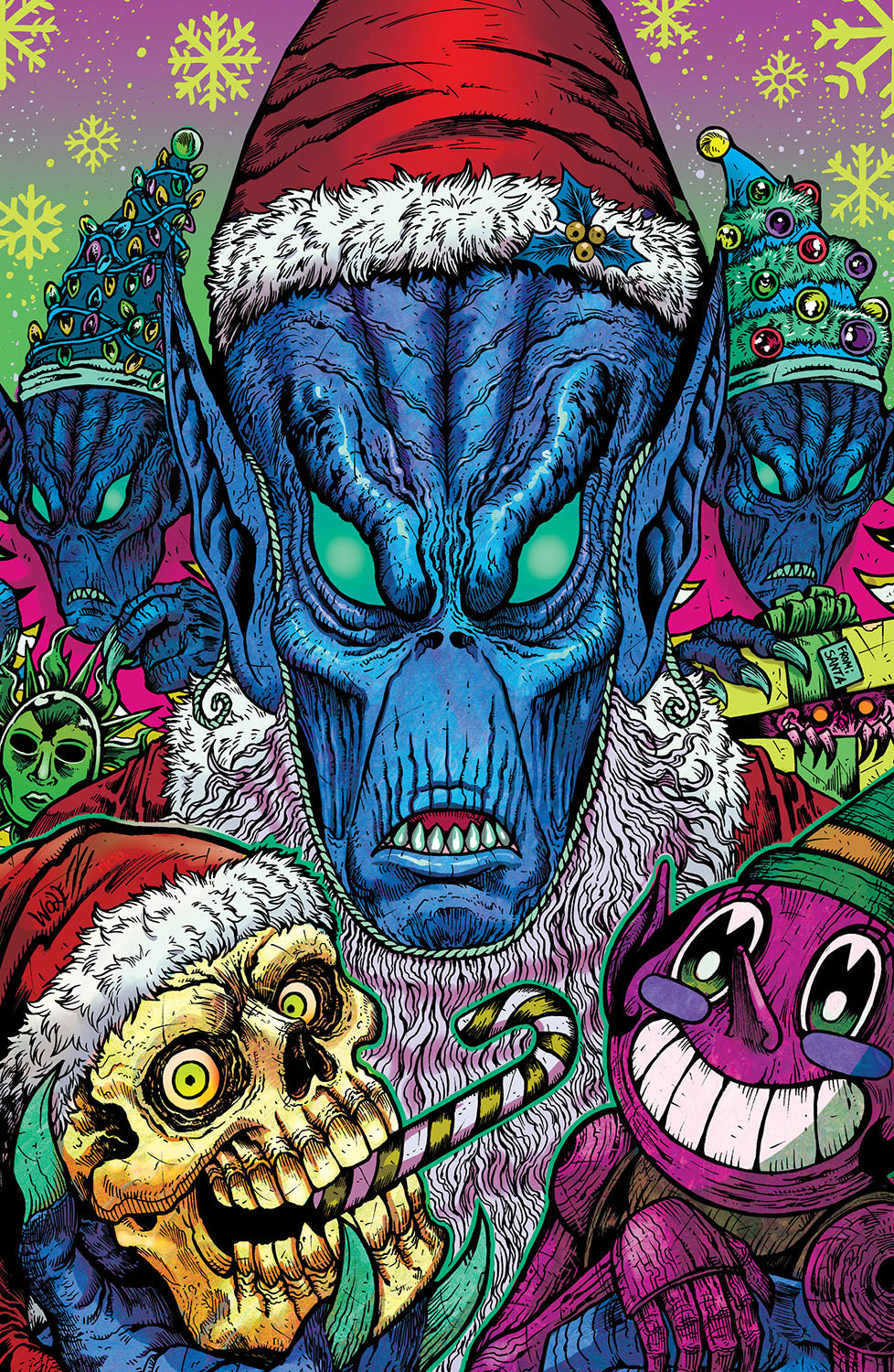 DREAD THE HALLS 2025 (ONE SHOT) CVR E MARIA WOLF TOXIC VAR