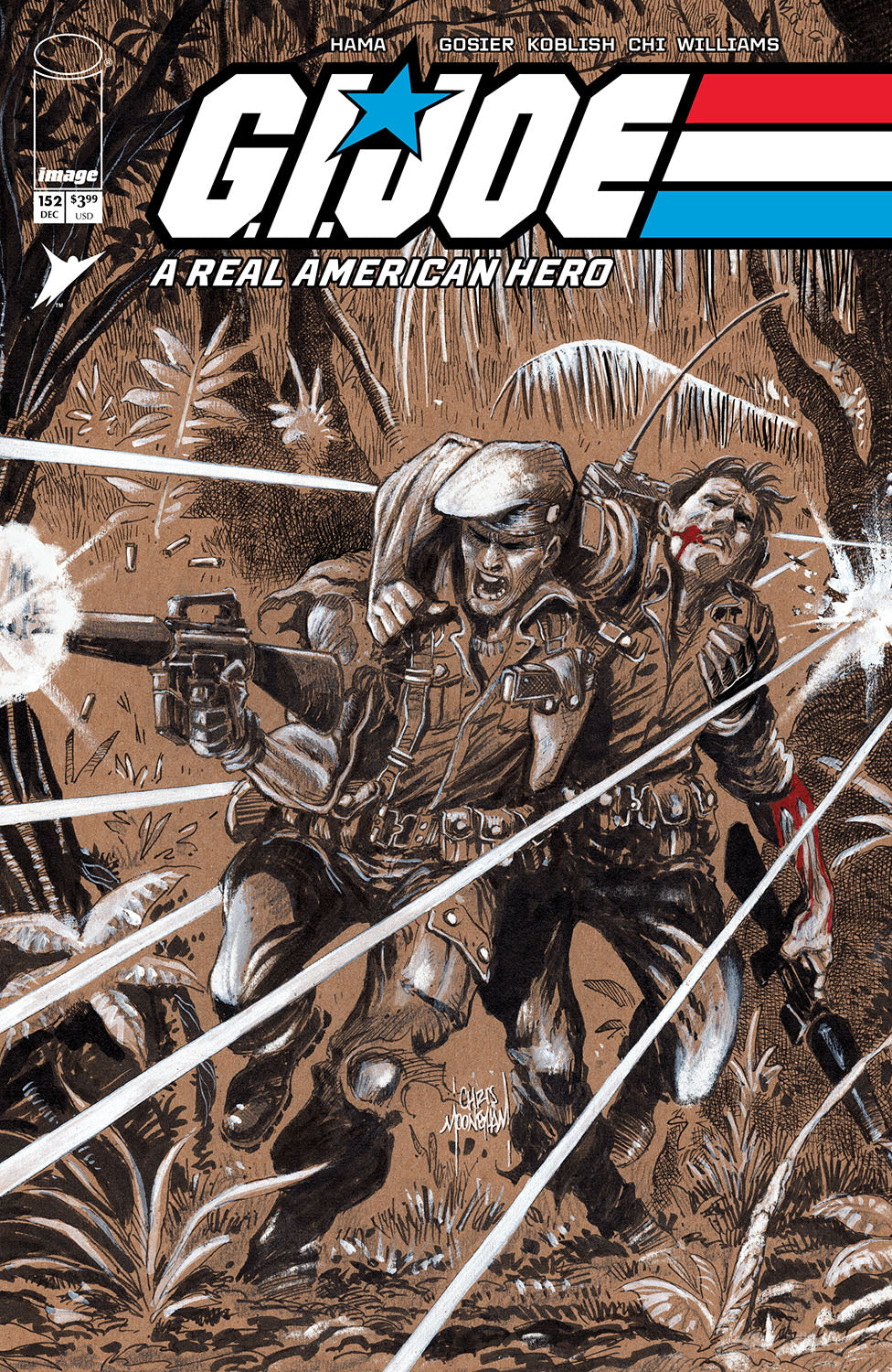 GI JOE A REAL AMERICAN HERO  #152 HAMA FILES EDITION CVR B CHRIS MOONEYHAM VAR